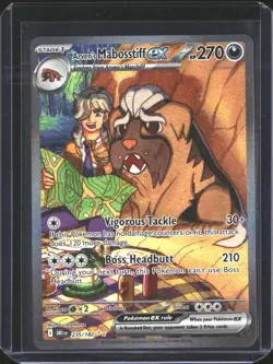 Arven's Mabosstiff ex 235/182 Destined Rivals Pokemon NM/M - Image 1