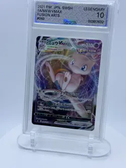 AGS Legendary 10 2021 P.M. JPN. SWSH FA/MEW VMAX FUSION ARTS #040 - Image 1