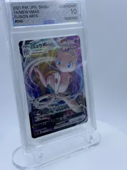 AGS Legendary 10 2021 P.M. JPN. SWSH FA/MEW VMAX FUSION ARTS #040 - Image 3