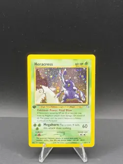 Pokemon TCG- Heracross 6/111 Holo 1st Edition Neo Genesis NM+ - Image 1