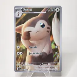 Pokemon Furret 168/159 SV09: Journey Together Illustration Rare EN NM - Image 1