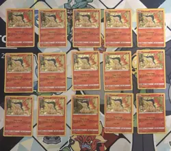 Lot of 15 Cyndaquil - SWSH221 Black Star Promo Pokemon Cards - Image 1