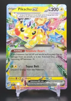 Pokemon - Pikachu ex 057/191 - Sv08: Surging Sparks Holo - Image 1