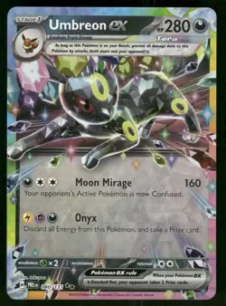 2025 Umbreon ex - 060/131 Double Rare Holo NM SV: Prismatic Evolutions Pokemon - Image 1