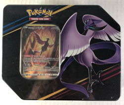 Pokemon TCG Crown Zenith Tin – Galarian Articuno Promo – Sealed 5 Booster Packs - Image 1