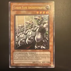 Yu-Gi-Oh! Goblin Elite Angriffstruppe CRV-DE020 1.Aufl. Ultimate Rare DE Konami - Image 1