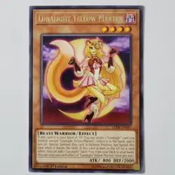 Lunalight Yellow Marten - LED4-EN047 - NM - Rare - 1st ed - Yugioh - Image 1