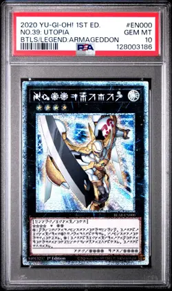 Number 39: Utopia Yugioh 2020 BLAR-EN000 Starlight Rare 1st Edition PSA 10 - Image 1