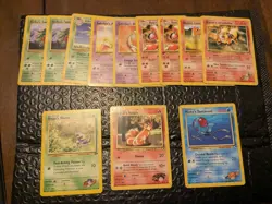 Vintage Pokemon Cards Set Base/Fossil/Gym/Team Rocket/Jungle/Base 2 30 Cards - Image 3