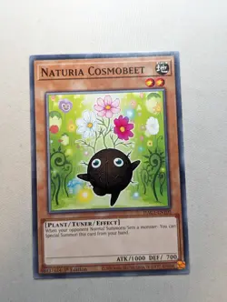 Naturia Cosmobeet HAC1-EN100 1st Edition YuGiOh Card - Image 1