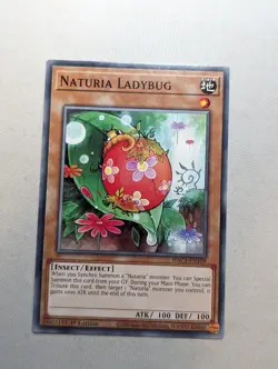 Naturia Ladybug HAC1-EN109 1st Edition YuGiOh Card - Image 1