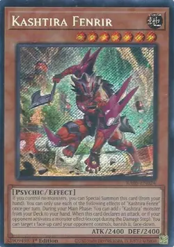 Kashtira Fenrir (Secret Rare) RA05 Yugioh Rarity Collection 5 - Image 1