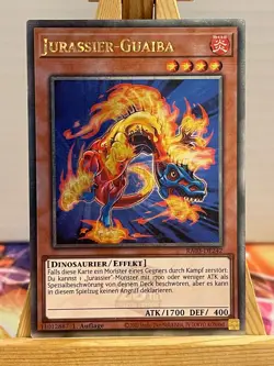Jurassier-Guaiba RA03-DE242 Quarter Century Secret Rare Deutsch NM YUGIOH - Image 1