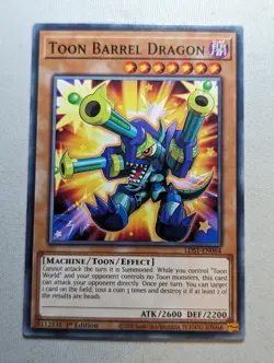 Toon Barrel Dragon - LDS1-EN064 - Common - 1st Edition - Yugioh - Image 1
