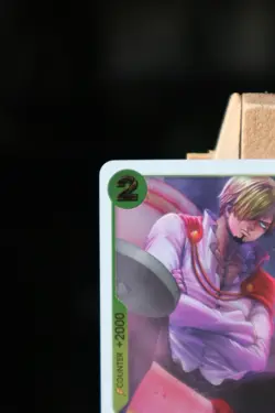 ONE PIECE ENGLISH CARD CHAMPIONSHIP HOLO GAME CARTE Sanji OP03-102 JCC EN NM - Image 4