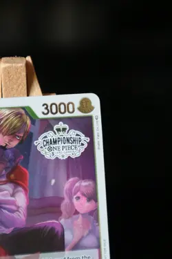 ONE PIECE ENGLISH CARD CHAMPIONSHIP HOLO GAME CARTE Sanji OP03-102 JCC EN NM - Image 5