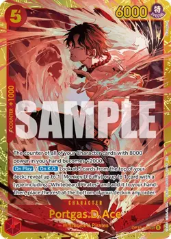 One Piece TCG - [OP16-118] - Portgas.D.Ace The Time of Battle - Image 1