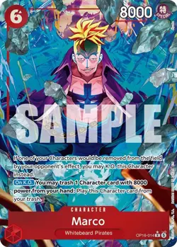 One Piece TCG - [OP16-014] - Marco (Alternate Art) The Time of Battle - Image 1