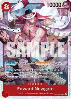 One Piece TCG - [OP16-003] - Edward.Newgate The Time of Battle - Image 1
