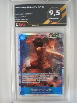 One Piece Monkey.D.Luffy (OP02-062) (V.1) Paramount War CGG 9,5 28460497 - Image 1
