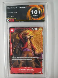 One Piece ENGLISH Monkey.D.Luffy (P-007) (V.1) Promos CGG 9,5/10+ OP038E - Image 1