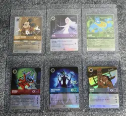 2023 Lorcana Complete Set D100 - Mickey, Elsa, Genie, Stitch, Maleficent, Maui - Image 1