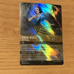 Disney Lorcana | Snow White - Well Wisher (Enchanted) | 206/204 | Rise of the... - Image 1