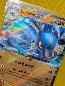 Lucario EX 051/131 holofoil double rare pokemon card - Image 2