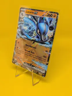 Lucario EX 051/131 holofoil double rare pokemon card - Image 3