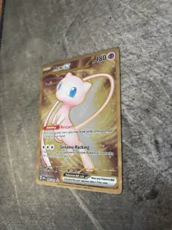 Pokemon Mew EX METAL GOLD CARD 205/165 Scarlet & Violet 151 PROMO - Image 3