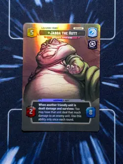 Star Wars Unlimited: Jabba the Hutt - Wonderful Human Being Showcase SEC 1022 - Image 2