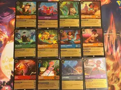 Lorcana Wilds Unknown Lot - 125 Cards - Legendary, Super Rare, Rare, Foils - Image 2