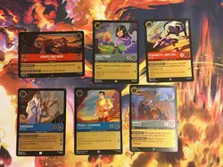 Lorcana Wilds Unknown Lot - 125 Cards - Legendary, Super Rare, Rare, Foils - Image 3