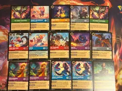 Lorcana Wilds Unknown Lot - 125 Cards - Legendary, Super Rare, Rare, Foils - Image 4