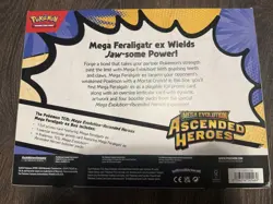 Pokemon TCG Mega Evolution Ascended Heroes Mega Feraligatr EX Box 6 Cards - Image 2