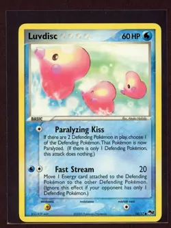 Luvdisc Non-Holo 2005 Pokemon Card 14/17 Pop Series 2 Set NM - Image 1