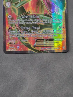 Pokemon TCG Rayquaza EX Full Art Card 123/124 Dragons Exalted NEAR MINT - Image 4