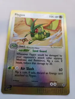 Flygon Ex Reverse Holo Base Pokemon Card WOTC - Image 3
