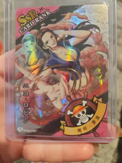 Nico Robin OP01 SSR-25 One Piece Anime Card Holo Foil - Image 1