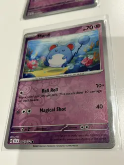 Marill - 064/162 - Reverse Holo - Temporal Forces - NM/M - Pokemon Card - Image 1
