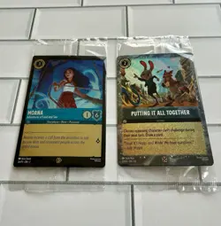 Lorcana 2025 Disney CINEMARK Movie EXCLUSIVE CARDS MOANA 2 & ZOOTOPIA 2 Sealed - Image 1