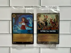 Lorcana 2025 Disney CINEMARK Movie EXCLUSIVE CARDS MOANA 2 & ZOOTOPIA 2 Sealed - Image 2
