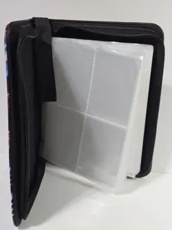 4-Pocket Lightning Ring Trading Card Binder – 400 Card Capacity, Waterproof TCG - Image 4