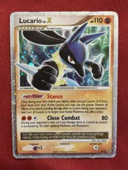 Lucario LV.X - DP12 - Pokemon Diamond & Pearl Promo Ultra Rare Card MP - Image 1