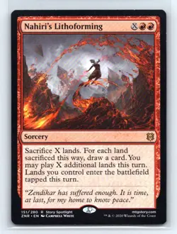 Nahiri's Lithoforming #151 Zendikar Rising Magic The Gathering MTG - NM - Image 1