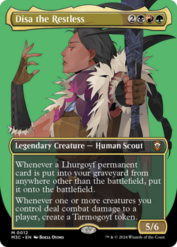 Disa the Restless (Borderless) Modern Horizons 3 Commander - Near Mint - Image 1