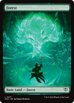 Forest (0271) Secrets of Strixhaven - Near Mint Foil - Image 1