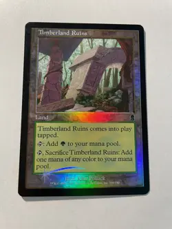 1x Timberland Ruins - Foil MTG Odyssey Magic - Image 1