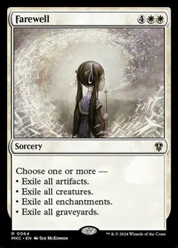 Farewell - Commander: Murders at Karlov Manor MKC- MTG - NM Magic - 64 R - Image 1