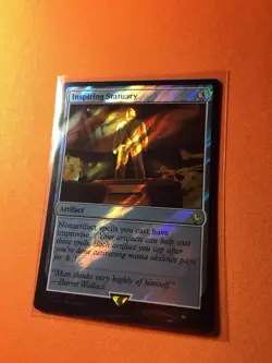 MTG Magic The Gathering Inspiring Statuary Surge Foil FIC Rare Artifact - Image 1